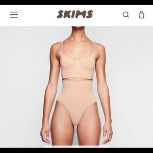 Shapewear core control thong